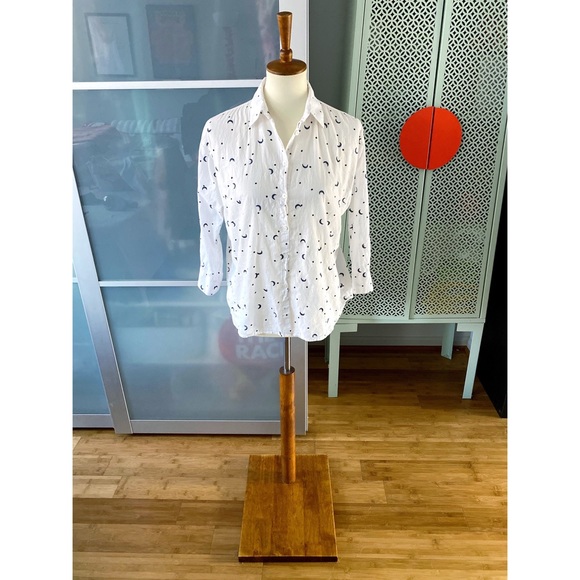 Madewell Celestial Embroidered Button Down Shirt - Picture 1 of 7